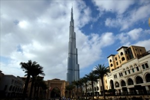 The Burj Khalifa is pictured prior to the opening ceremony on Jan. 4, 2010 in Dubai, United Arab Emirates. Photograph: Getty Images