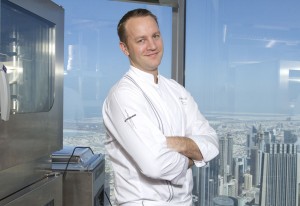 At.mosphere executive chef Dwayne Cheer. Even the kitchen has a great view. 