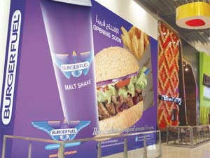 The BurgerFuel Site in the Dubai Mall - Source: ONE News