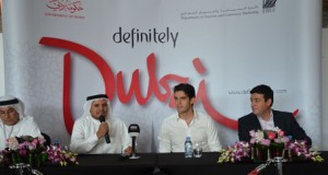 Kaka (second right) with DTCM officials at a press conference. (FILE)