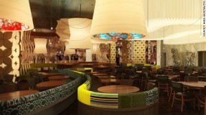 The Nobu Hotel at Caesars Palace in Las Vegas, set to open in January 2013, is the first hotel from high-end restaurant chain Nobu. Nobu is one of an increasing number of luxury brands to diversify into opening hotels.