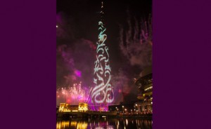 LED projection on Burj Khalifa spans 32,467 sqm and has 70,000 LED bulbs. (Supplied)