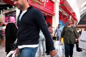Shoppers at Dubai Mall. Jeffrey E Biteng / The National
